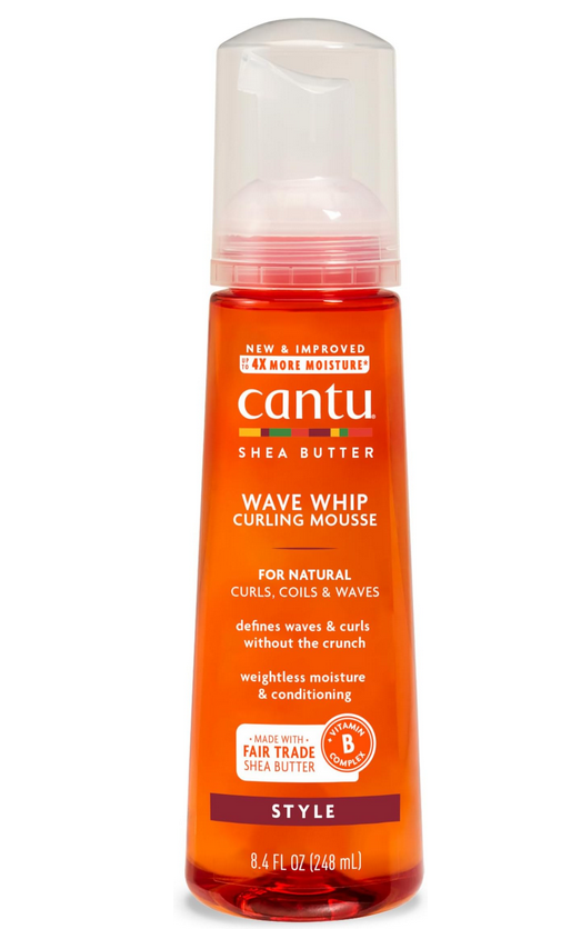 Cantu Natural Hair Wave Whip Curling Mousse – 8.4 oz