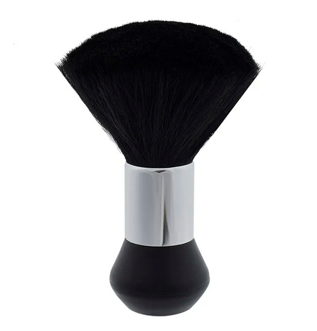 Soft Black Neck Duster