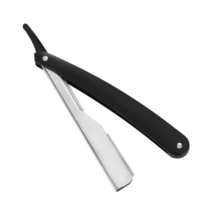 Slide-Out Razor with Metal Blade Holder – Professional Barber Tool for Precise and Secure Shaving

