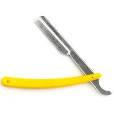 Sedef Turkish Razor in Black, White, Yellow, and Red – Professional Shaving Tool for Precise Shaves

